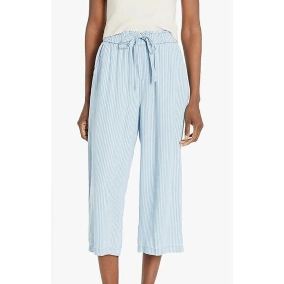 Zac & Rachel Pull on Wide Leg Crop Pant‎ with Drawstring Waist XL - Picture 1 of 7